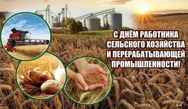 С ДНЁМ РАБОТНИКА СЕЛЬСКОГО ХОЗЯЙСТВА, ДОРОГИЕ ДРУЗЬЯ !