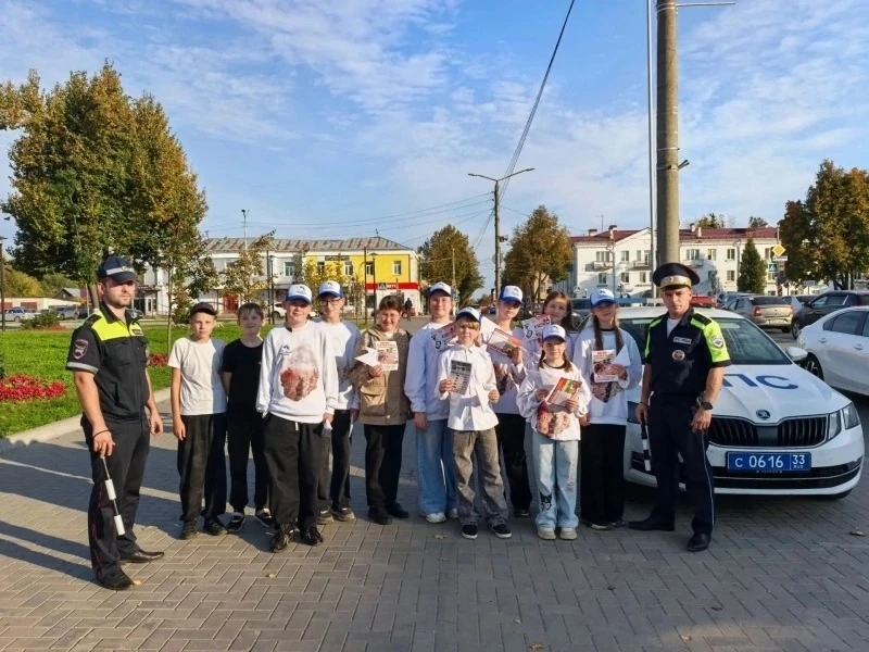 Госавтоинспекторы совместно с волонтерами провели акцию «Письмо водителю»