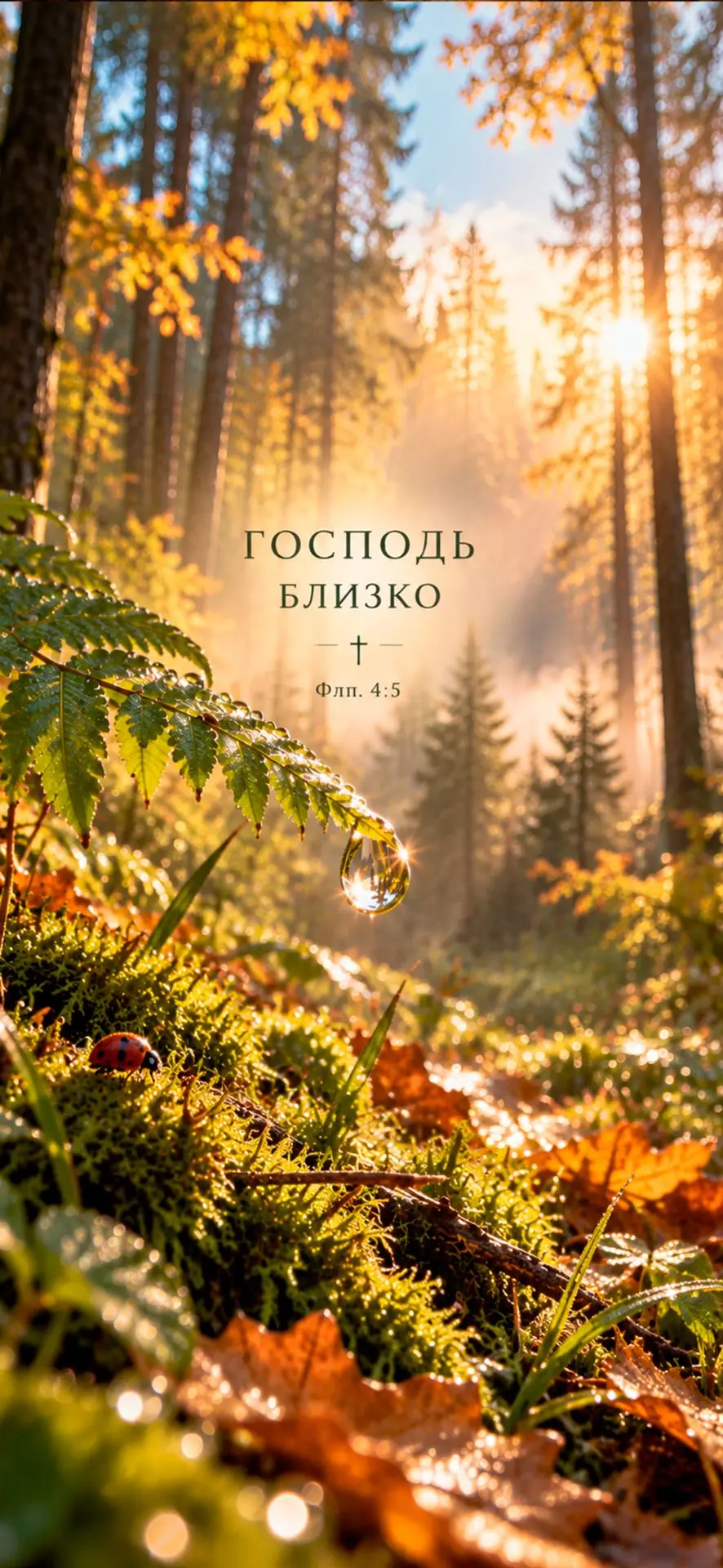 «Православные мобильные обои» — «Господь близко».
