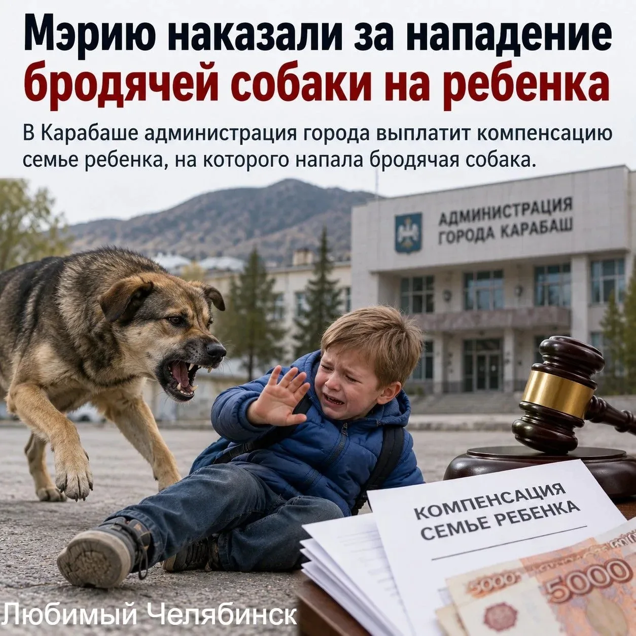 🐕 Мэрию наказали за нападение бродячей собаки на ребенка