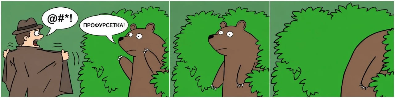 Россиянам посоветовали материться, чтобы напугать медведей.