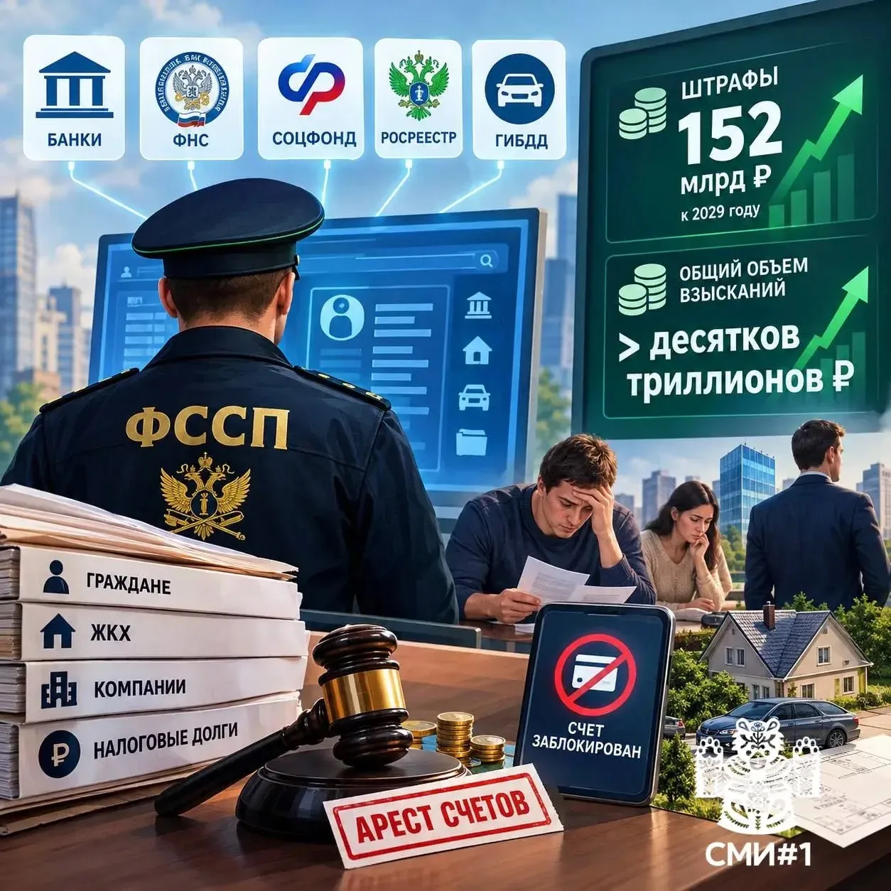 👀ФССП анонсировала масштабное ускорение процедур взыскания