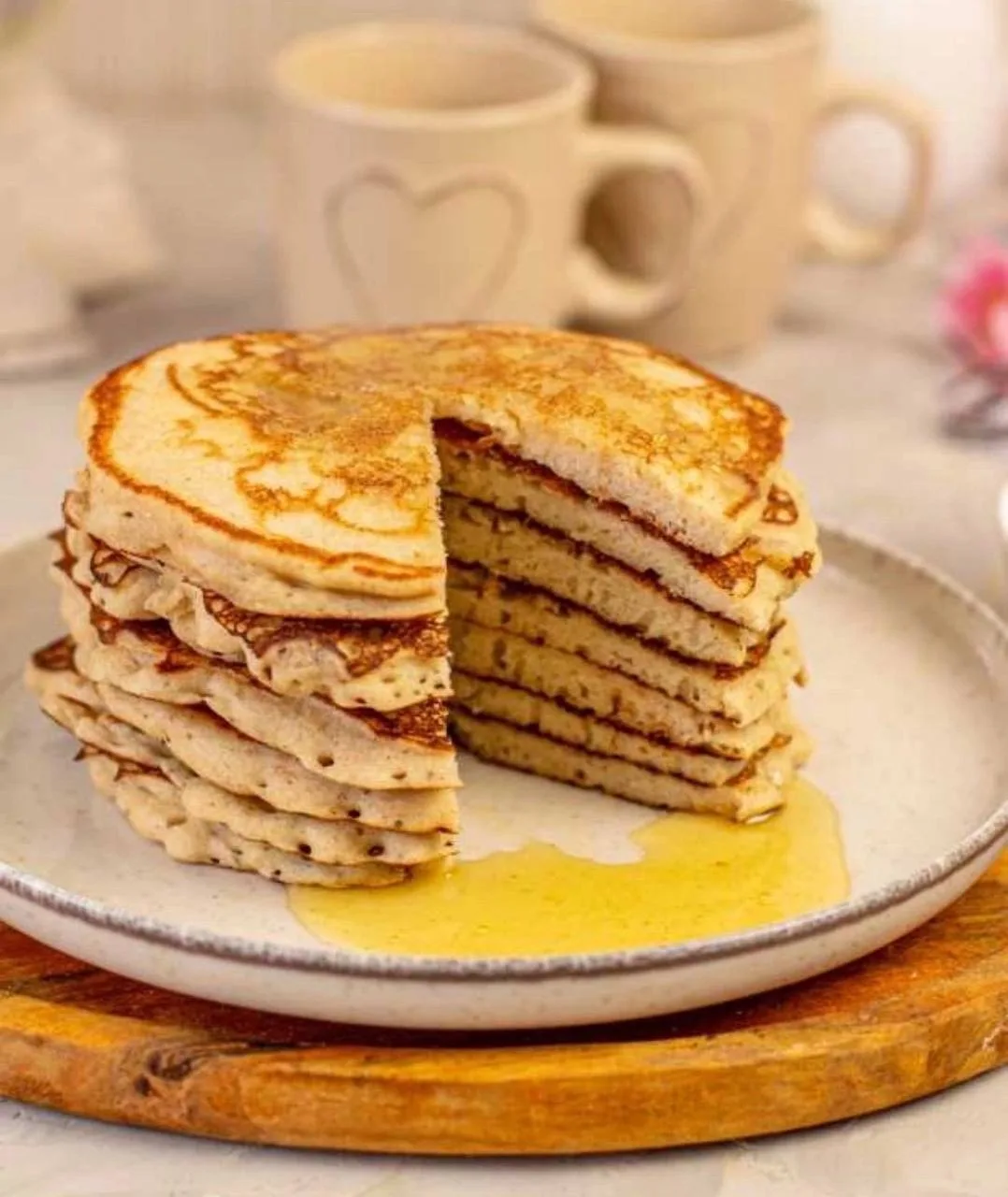 Панкейки из муки зеленой гречки