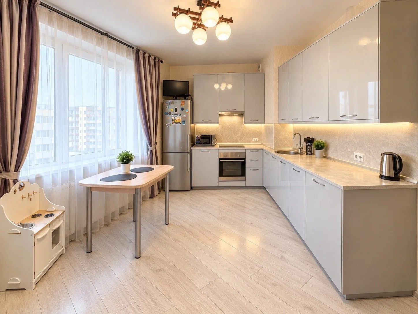 Просторная 2-комнатная квартира 60 м² с большой кухней и лоджией | Кудрово