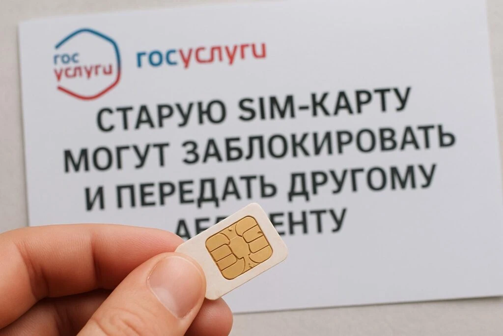 📰 Госуслуги предупредили: старую сим-карту могут заблокировать и передать другому абон...