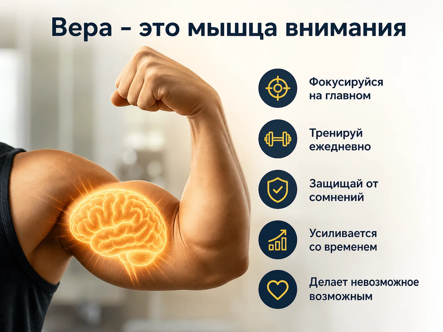 Вера — это не дар, это мышца. Как накачать веру в себя?