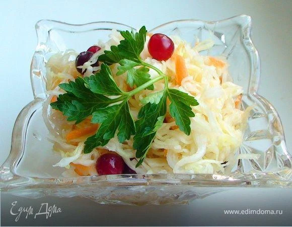🌟Квашенная капуста с клюквой