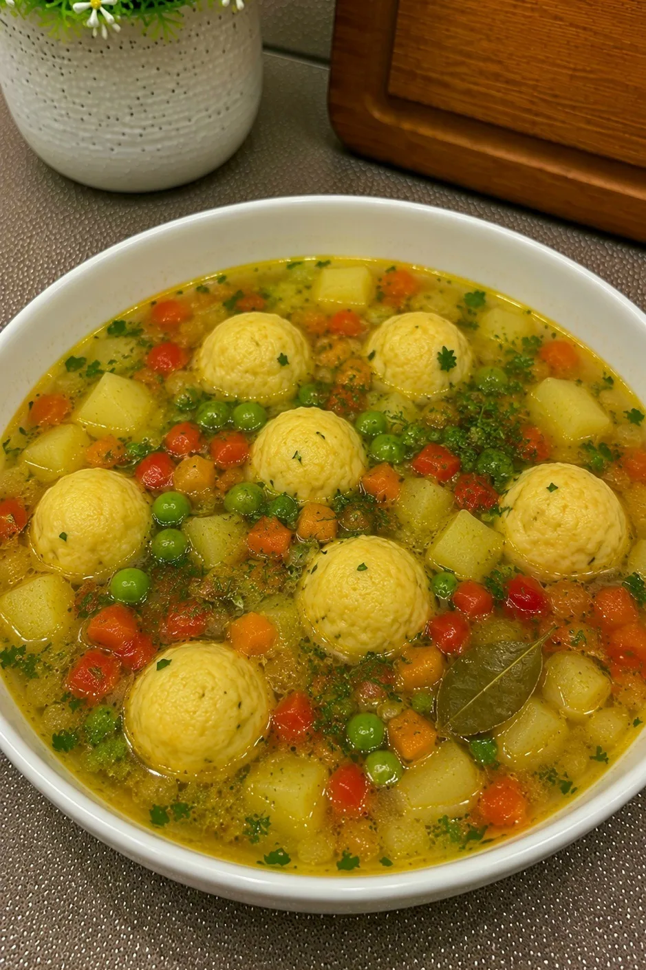🍲 ЛЁГКИЙ СУПЧИК С ОВОЩАМИ И СЫРНЫМИ ШАРИКАМИ