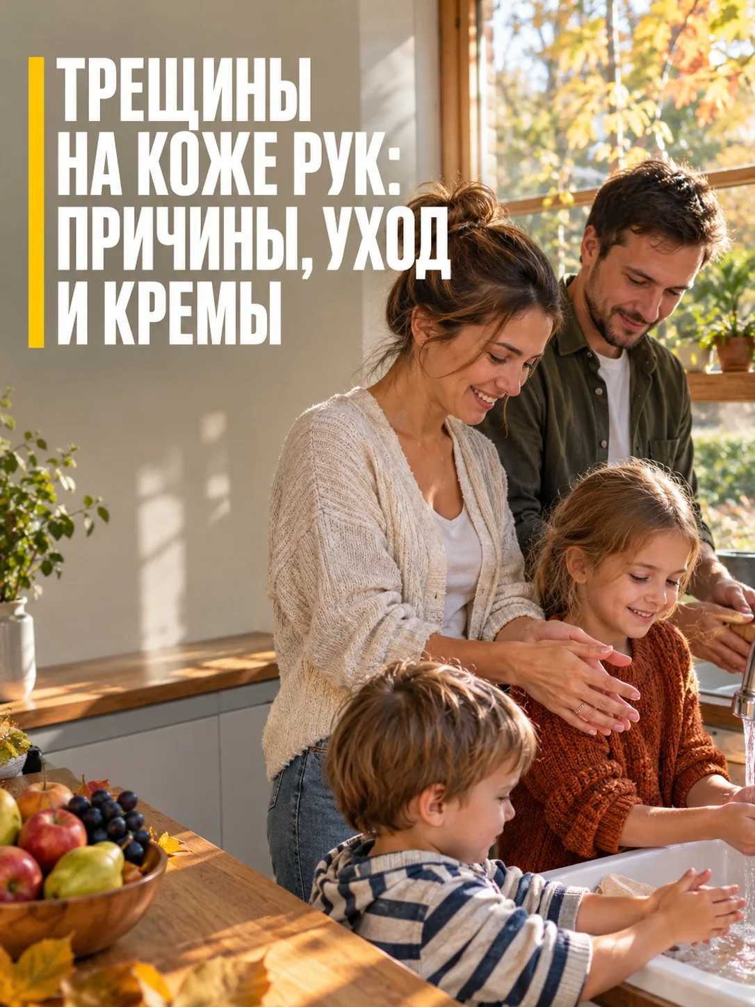 "Выбежали осенним утром на улицу с не до конца высохшими руками, а к вечеру ладони уже ...