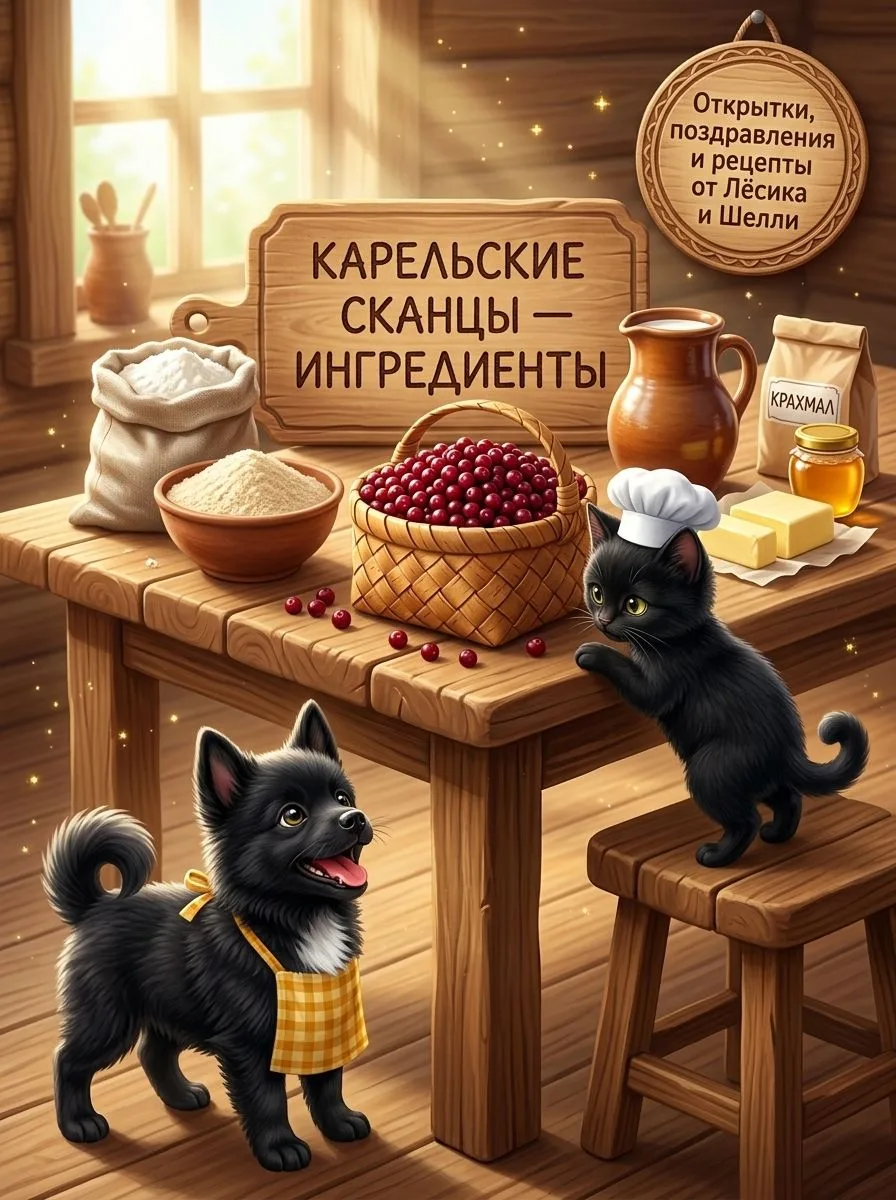 КАРЕЛЬСКИЕ ЯГОДНЫЕ СКАНЦЫ С КЛЮКВОЙ И ОВСЯНЫМ ТОЛОКНОМ 🥧🫐✨