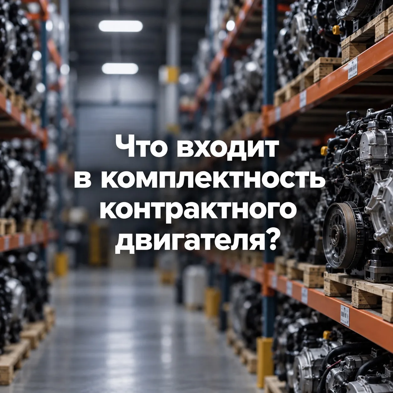 Что входит в комплектность контрактного двигателя?