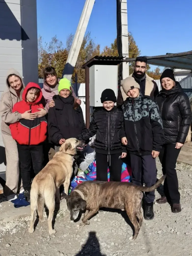 🐕 Группа волонтеров, состоящая из пятиклассников, учителей  и родителей, отвезла сегод...