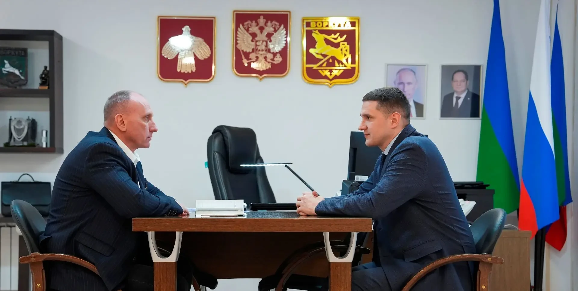 Новый глава газового управления встретился с мэром Воркуты