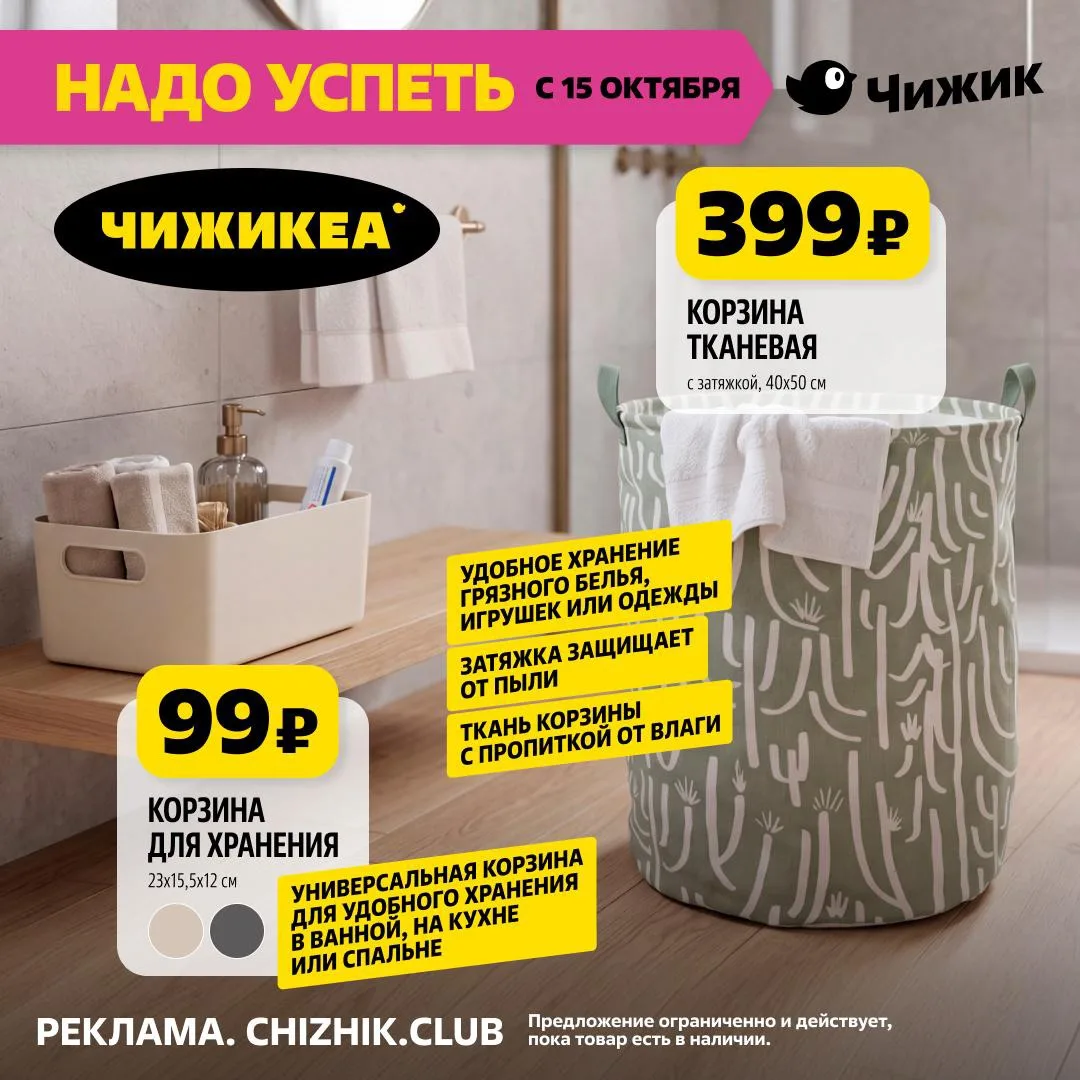 Чижик новинки с 15 октября 2026г.