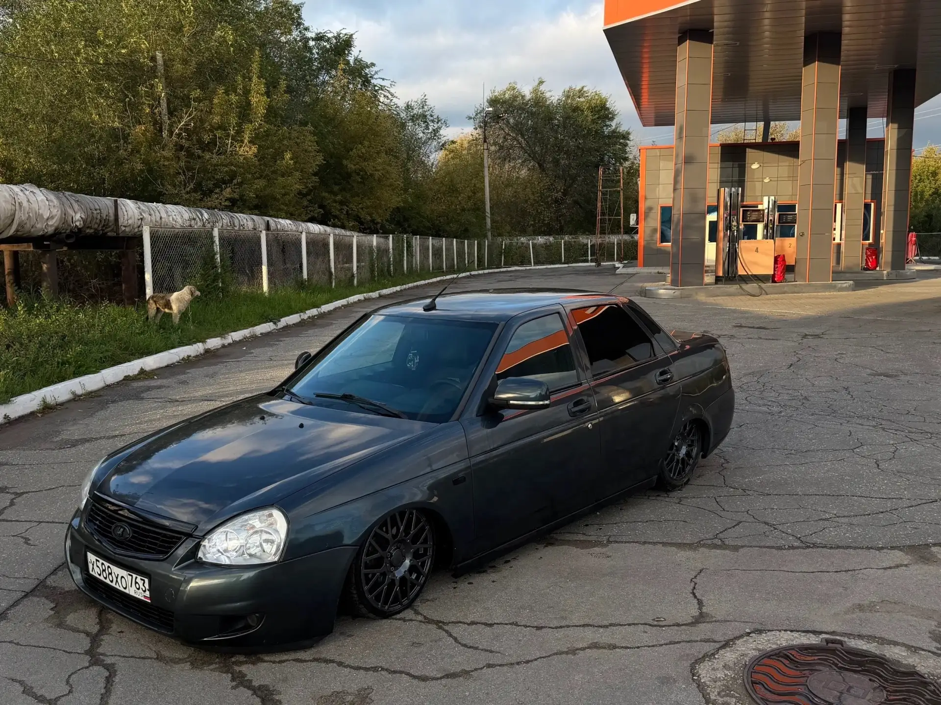 🔥 Продам Lada Priora 2012 года в красивом серо-синем цвете, на кондиционере !