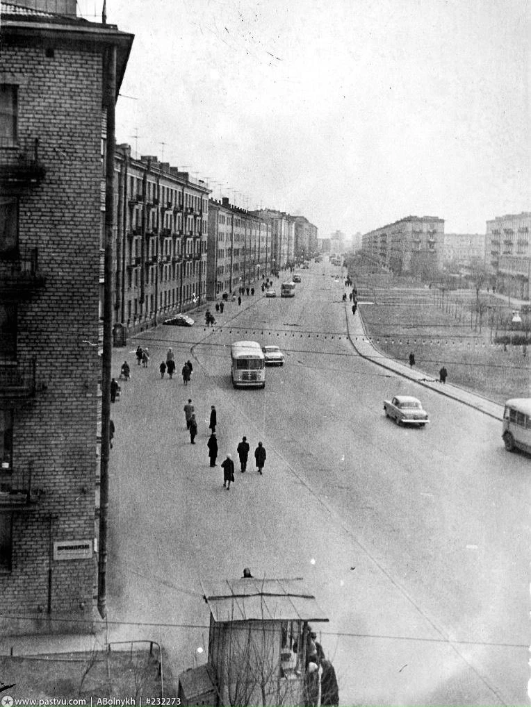 Улица Седова. 1969 год.