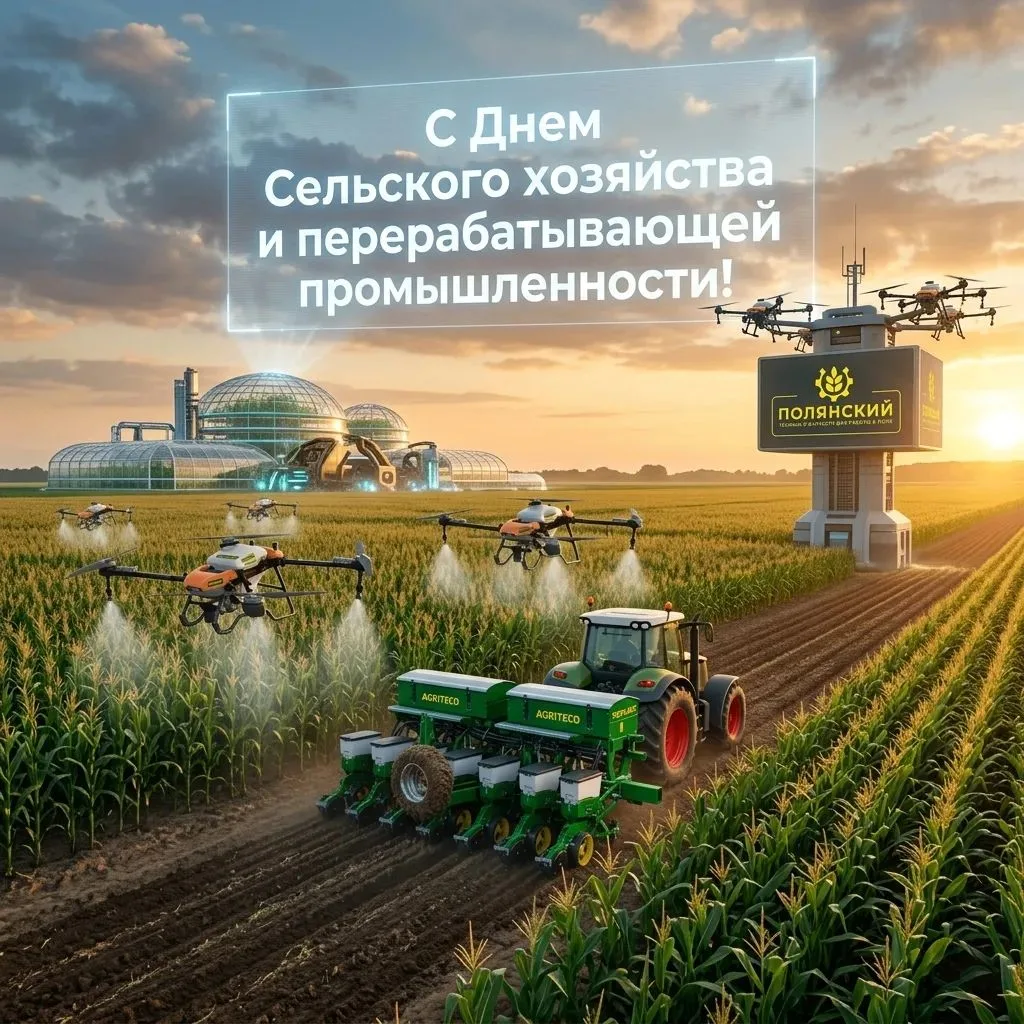 С Днём работника сельского хозяйства и перерабатывающей промышленности! 🌾✨