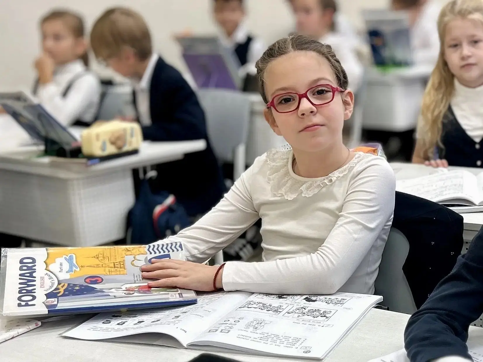 Юные куряне из лицея №6 учатся в тепле 📚
