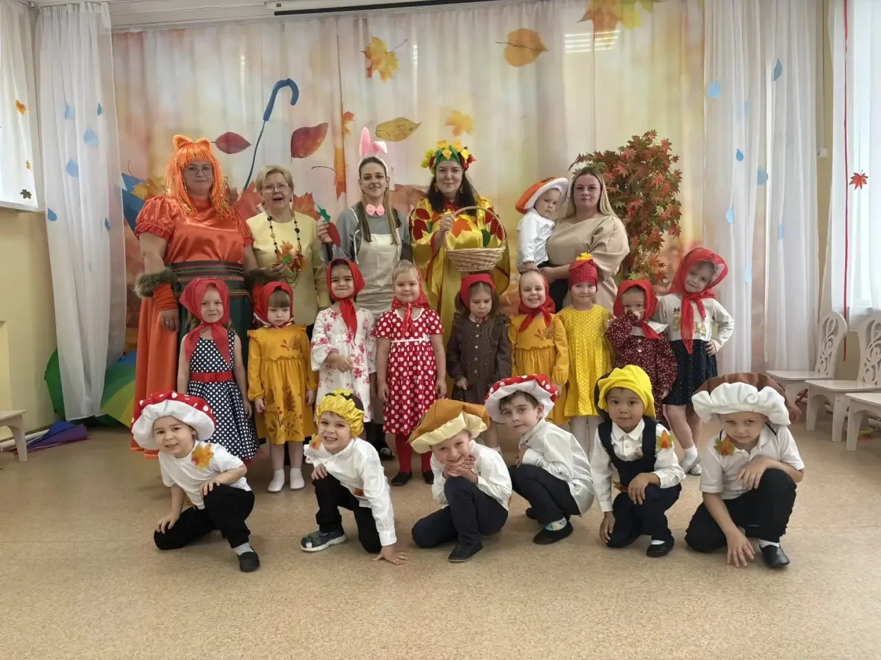 🍂 Осенний утренник в  средней группе! 🍁
