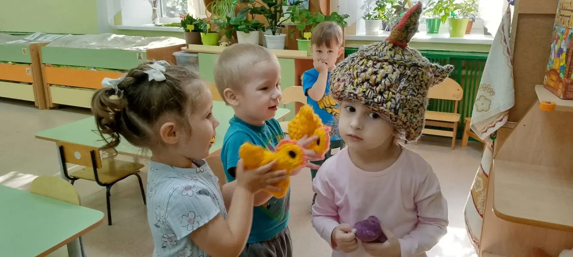 Театральная деятельность в первой младшей группе.