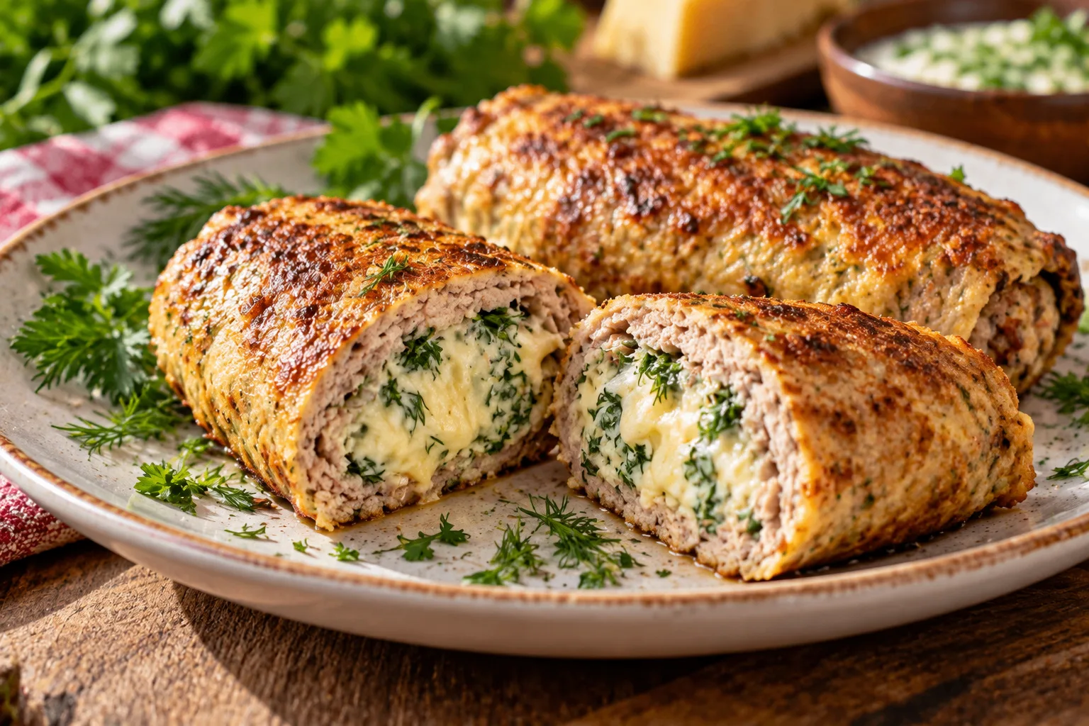 🍽️ «С ГРЯДКИ НА КУХНЮ»: ЛЕНИВЫЕ МЯСНЫЕ БРИЗОЛИ С СЫРОМ И ЗЕЛЕНЬЮ
