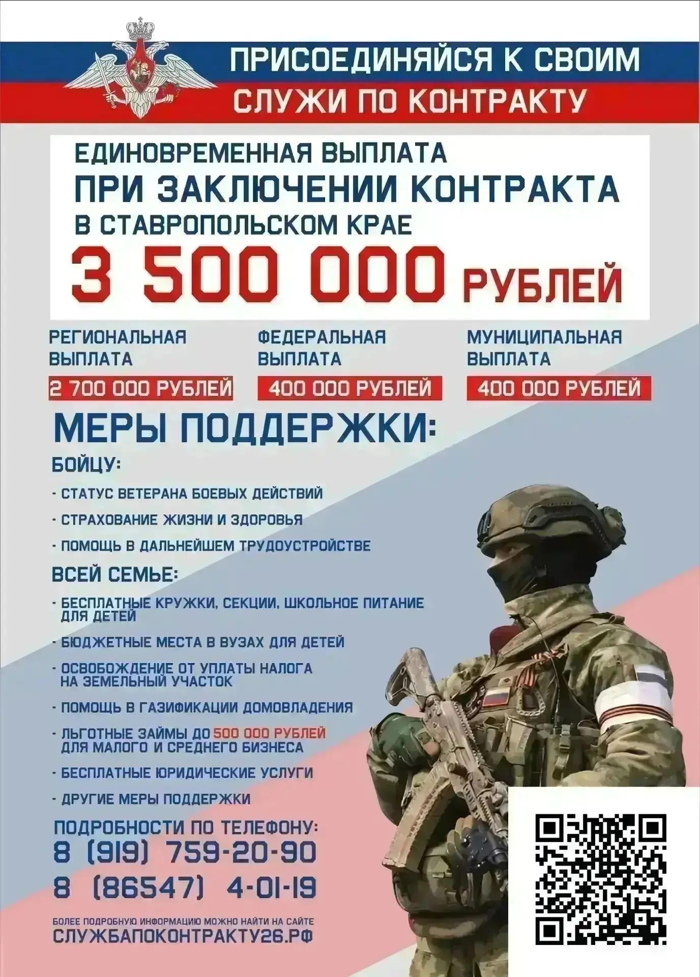 Служба по контракту – это возможность проявить себя и защитить свою Родину