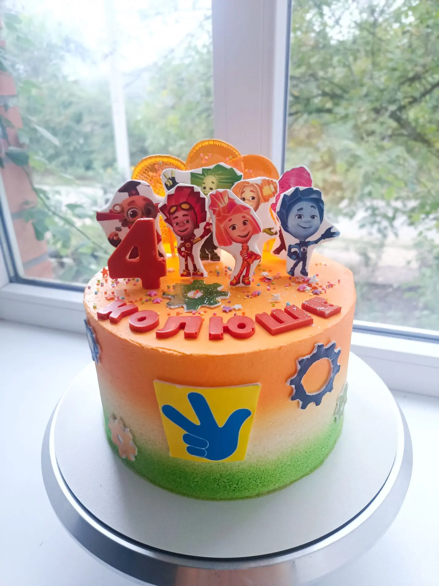 Тортик для очаровательного мальчика на день рождения!💖❤🎂Поздравляю от всей души!💖❤💖...