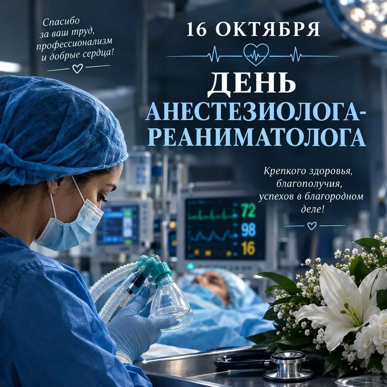 ✨ Дорогие наши анестезиологи-реаниматологи!