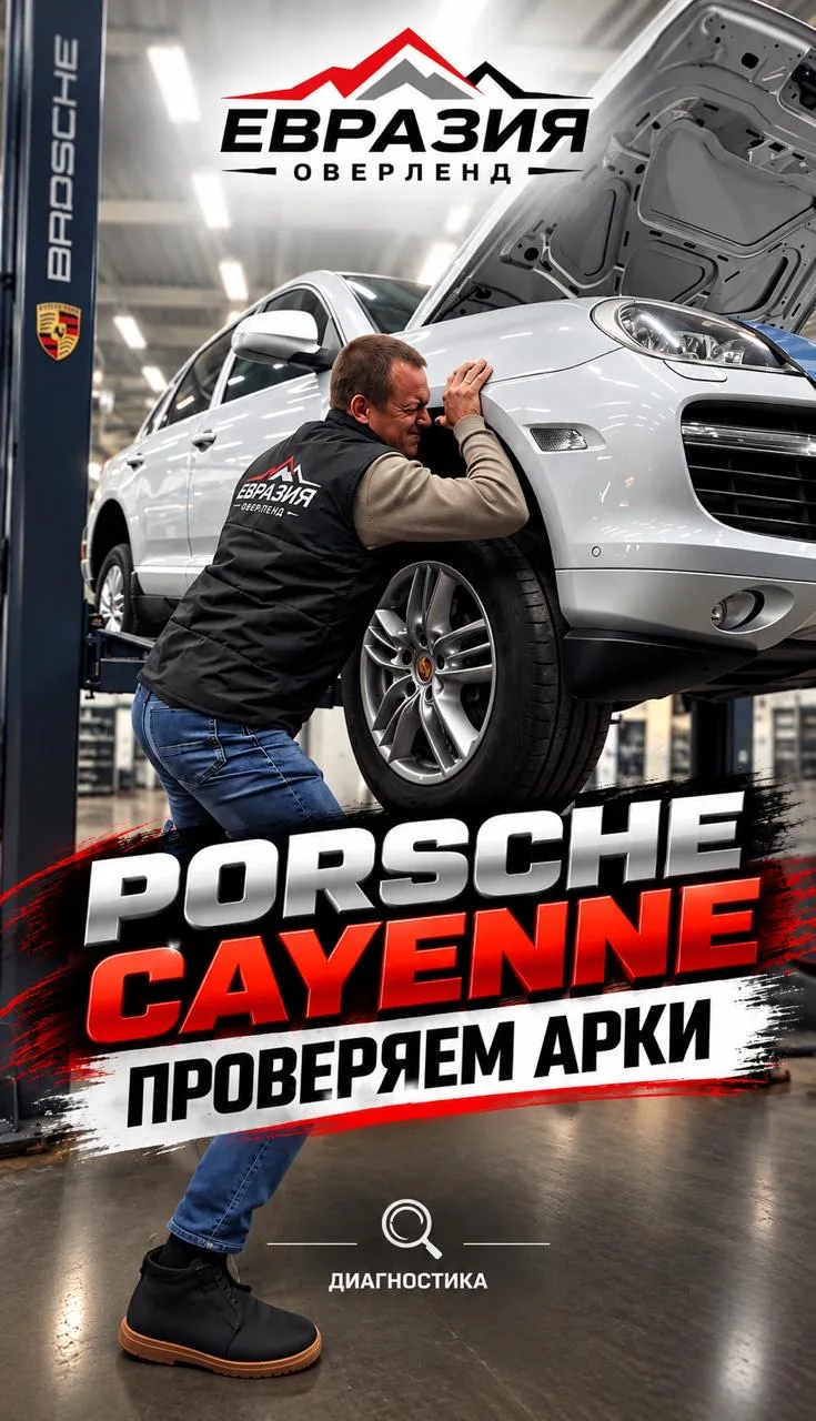 🚘 Porsche Cayenne — проверяем арки!