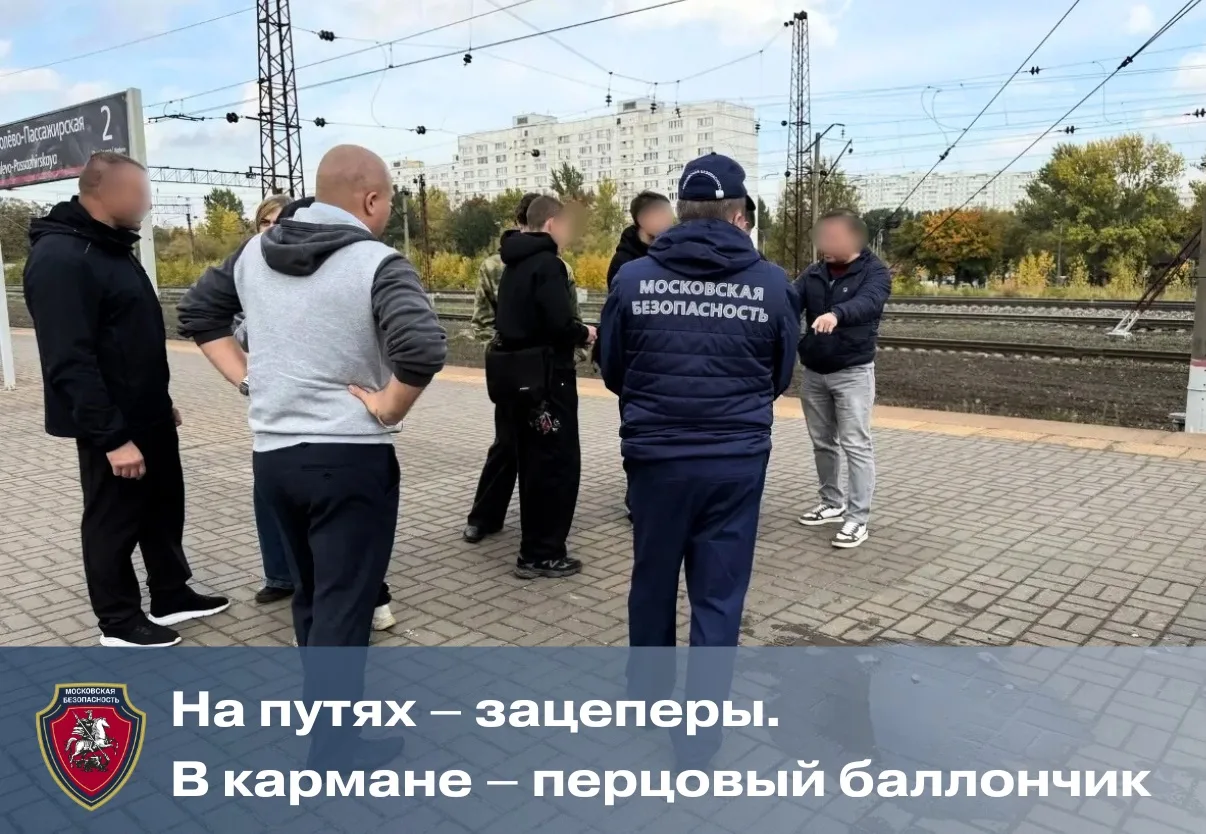 На платформе «Бирюлёво Пассажирская» наши сотрудники вместе с народными дружинниками за...