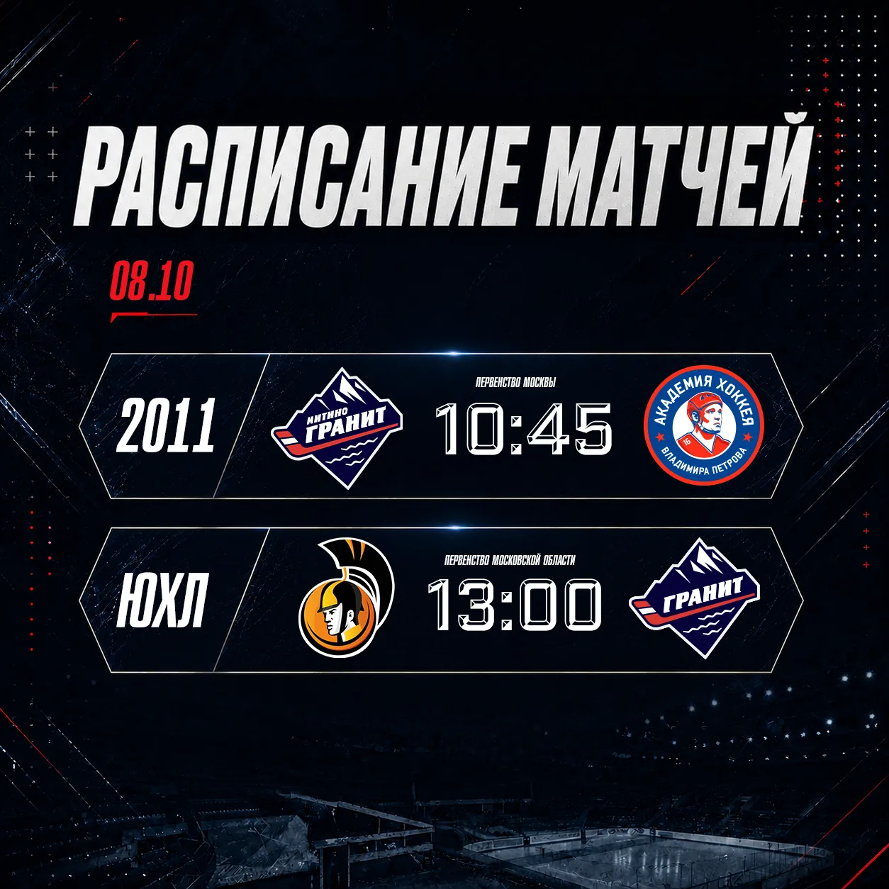 Два разных матча, два чемпионата и одно желание — победить!