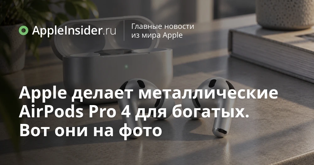 AirPods Pro 4: две версии, металл и странные ограничения для США