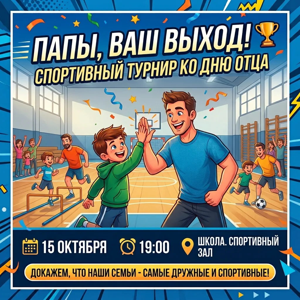 🏆 Папы, ваш выход! 🏆