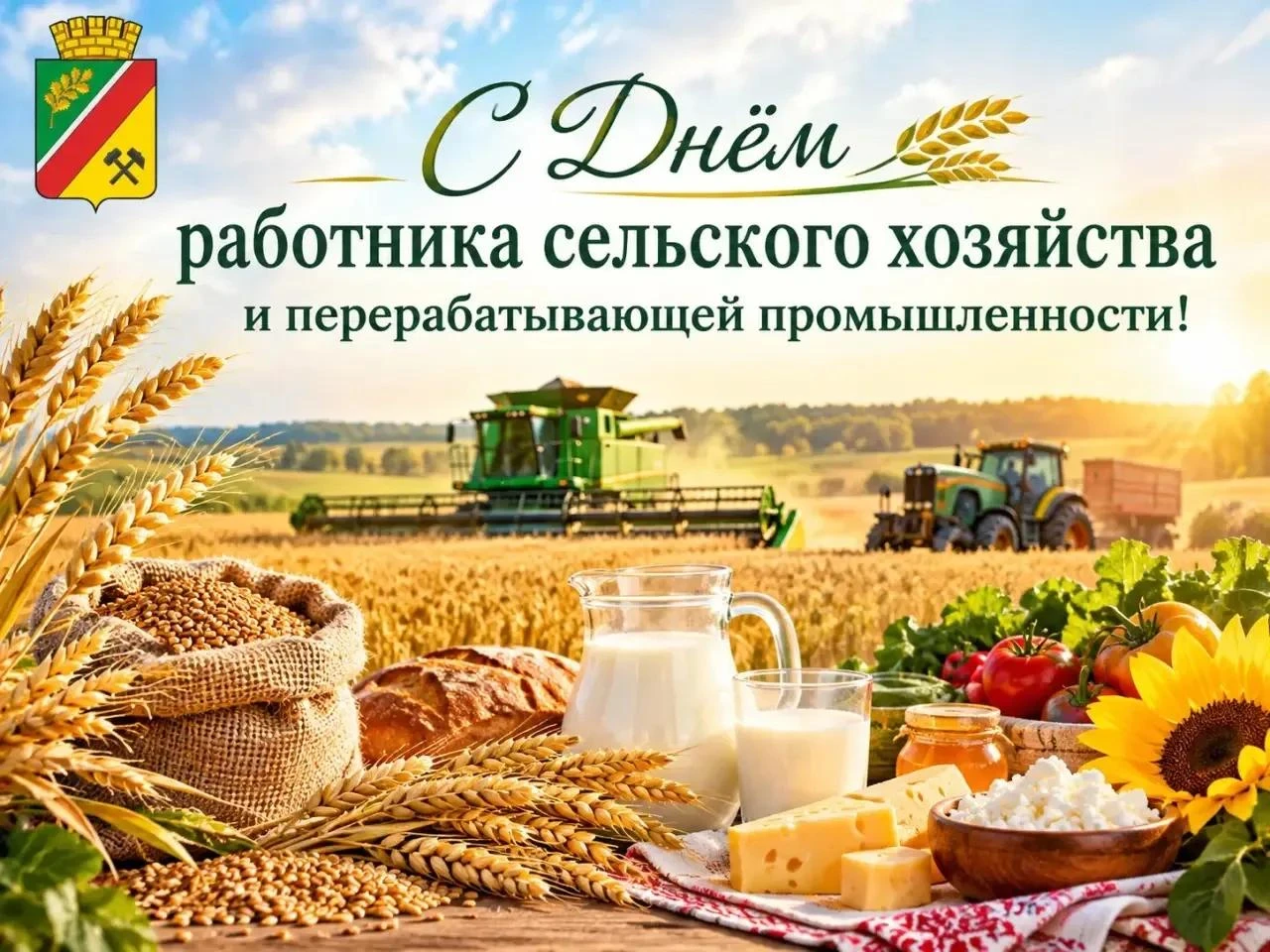 Поздравление главы городского округа город Первомайск Сергея Колягина с Днем работника ...