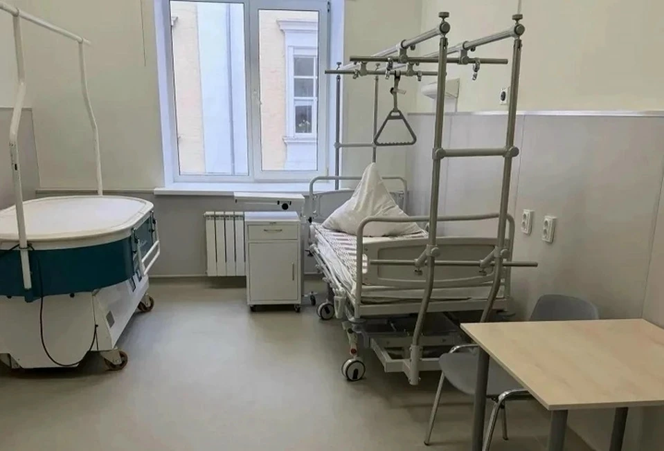 В больнице имени Соловьева в Ярославле в ожоговом отделении провели первый этап ремонтн...