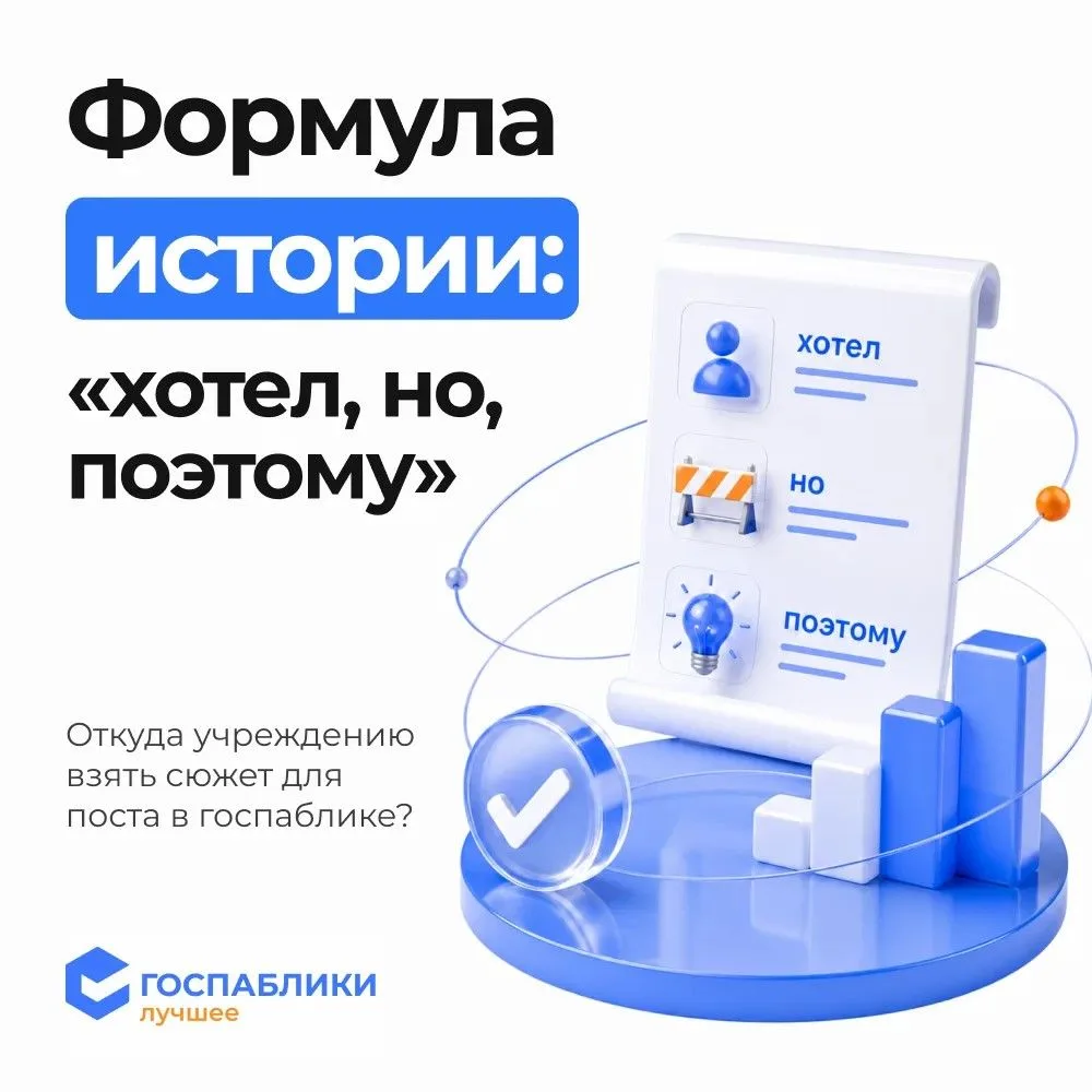 📖 Формула истории: «хотел, но, поэтому»