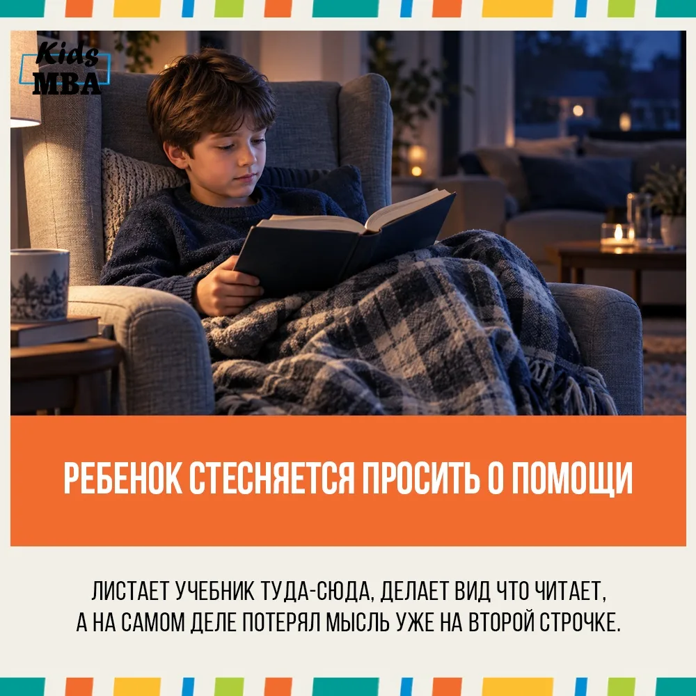 Ребенок стесняется просить о помощи 😬