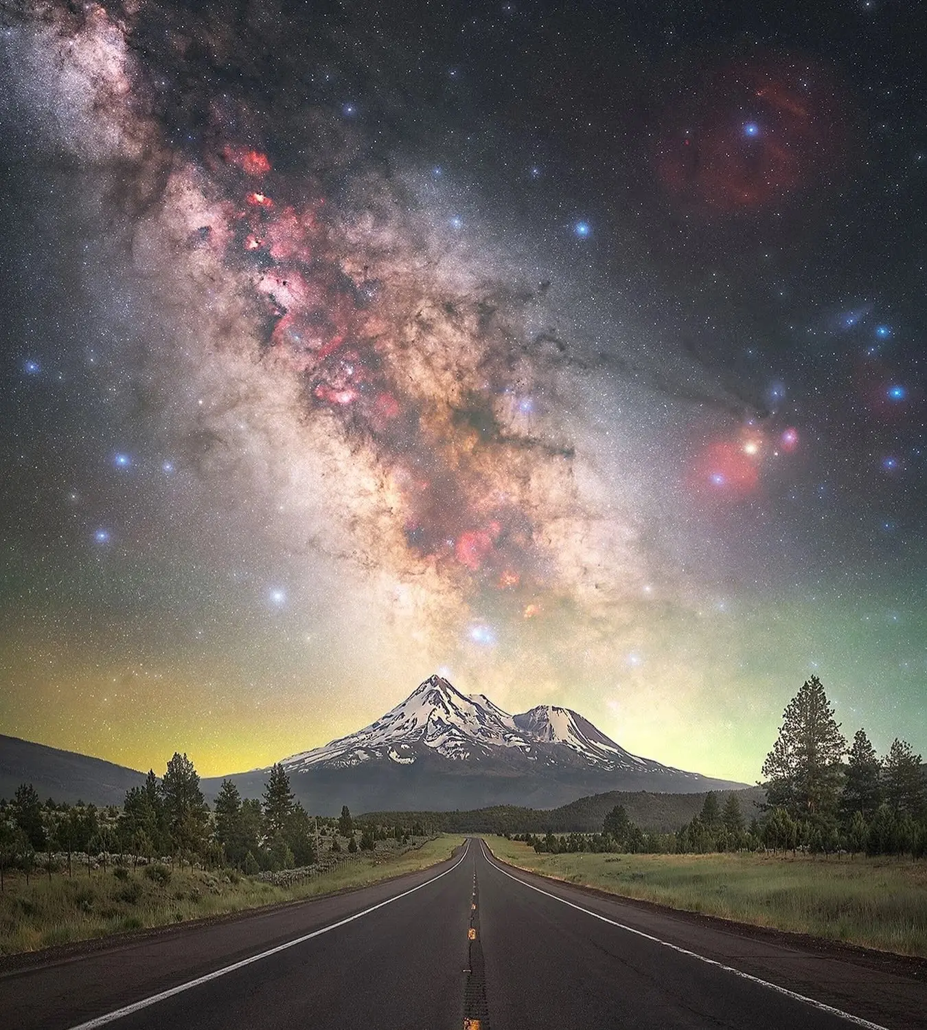 🌌 Шикарный Млечный путь.