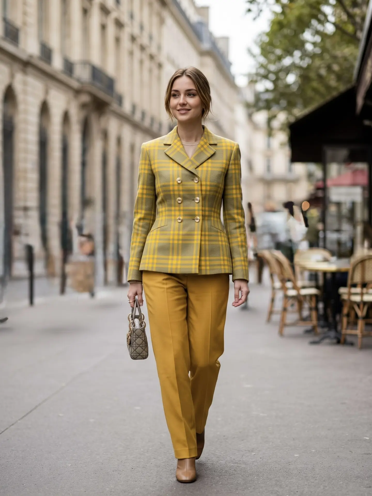 💛💛 Идеальная пара ! Костюмно-пальтовая клетка Burberry и костюмная ярко -желтая от Gu...