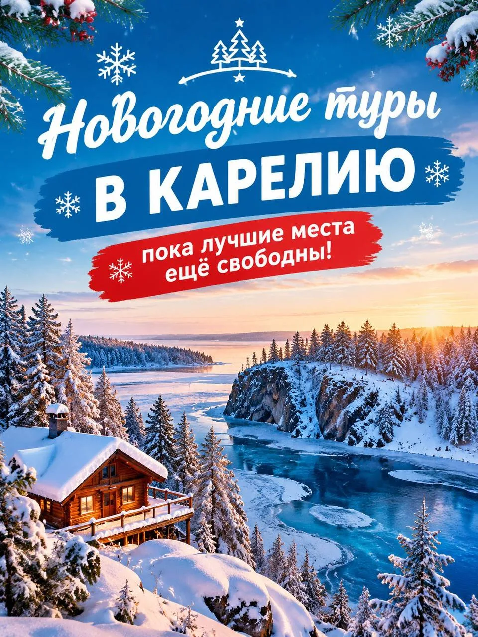🛍  Новогодние туры в Карелию пока лучшие места ещё свободны!