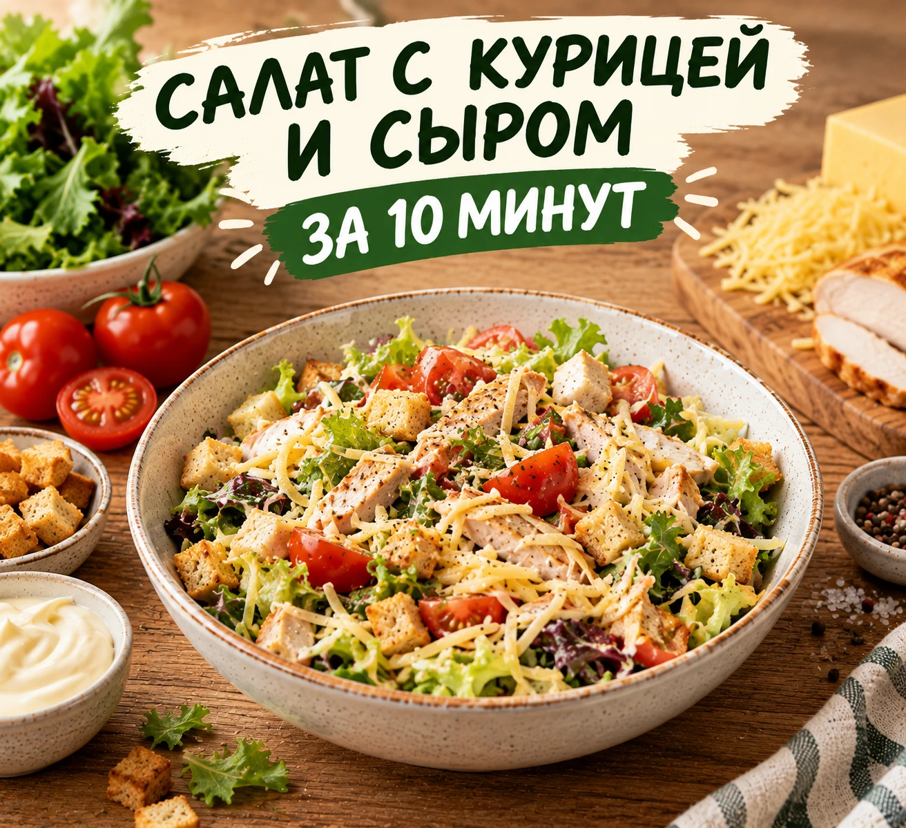 РУБРИКА "САЛАТ - БЫСТРО И СЫТНО" ⏰