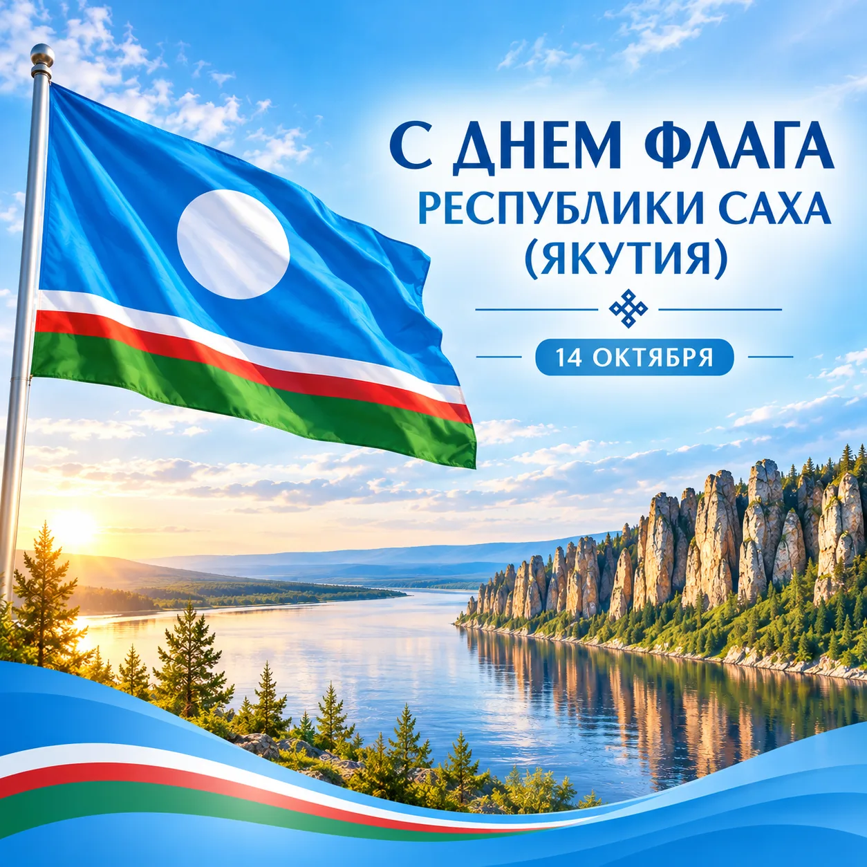 💎С Днем Государственного флага Республики Саха (Якутия)!