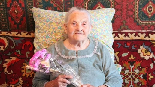 В Оренбуржье труженица тыла Мария Солодкова отметила 100-летие