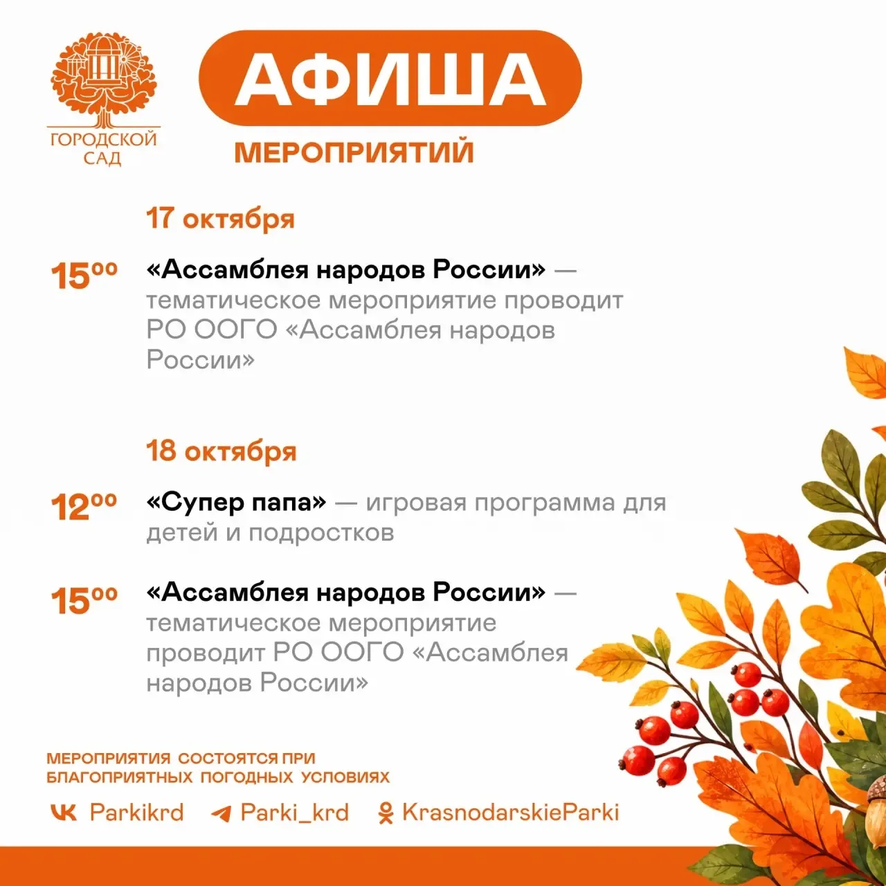 Чем займемся на выходных?🤔