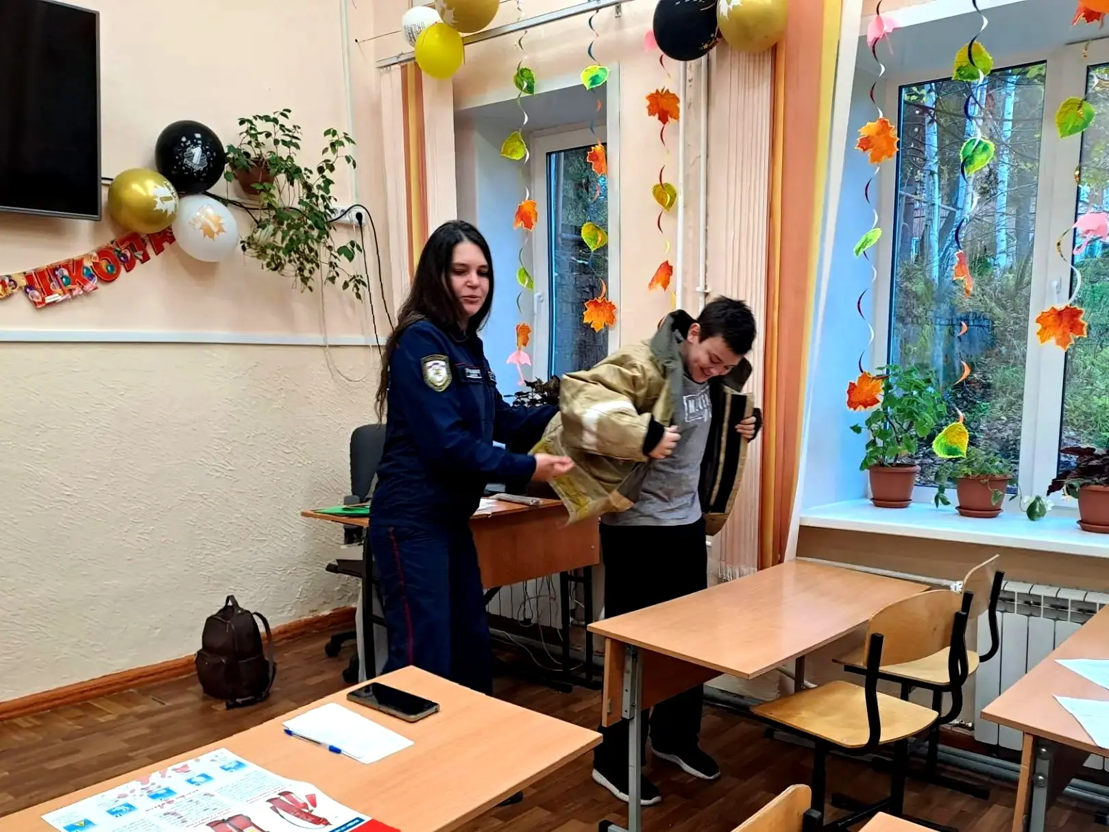 В 7 «А» классе дружины юных пожарных прошло занятие  «Какой ты пожарный?»