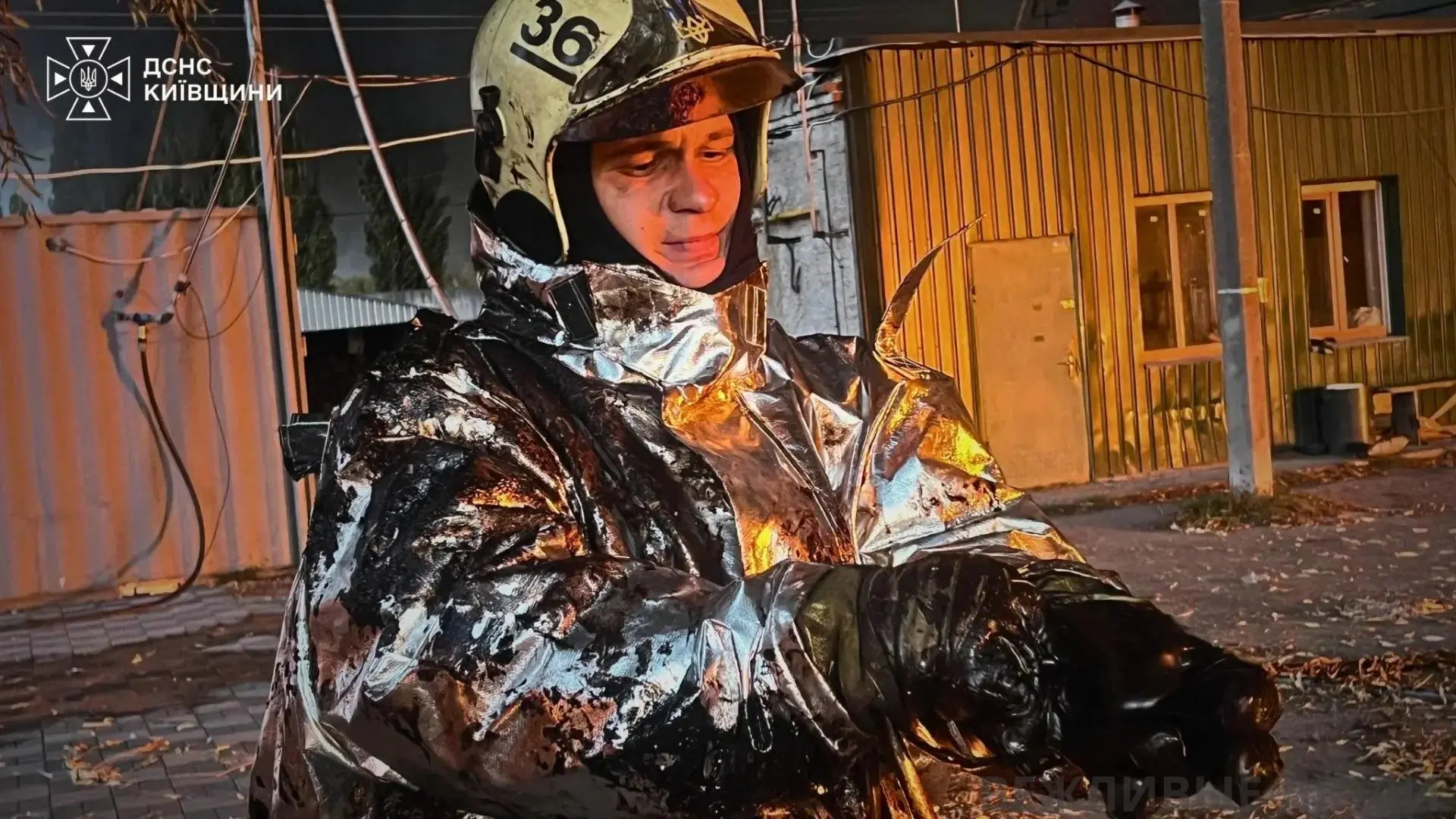 🔥 Под Киевом после удара пылает предприятие врага