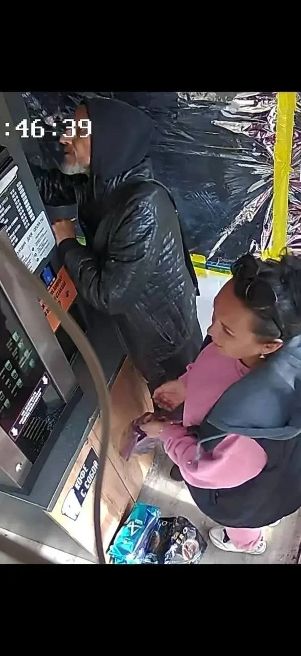 Свидетель попал на камеры