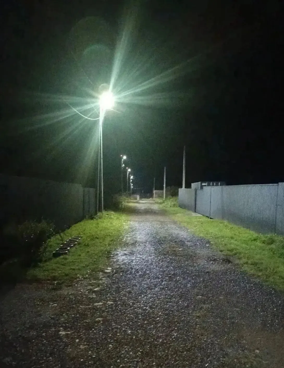 Освещение в деревне Хемалда