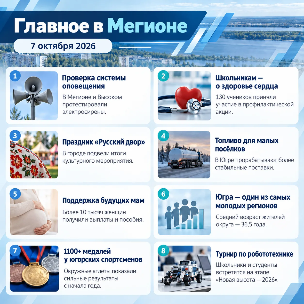 Главное в Мегионе за 7 октября