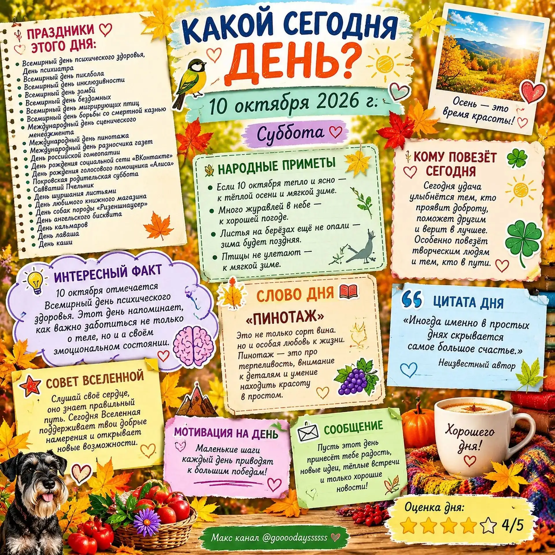 #какойсегоднядень